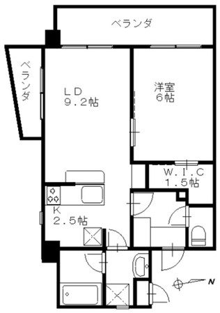 オアシスD棟の物件間取画像